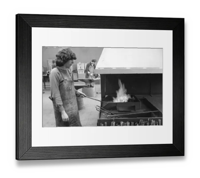 Framed Print : Training at the Volkswagen plant is sought after by apprentices and is considered exemplary 11