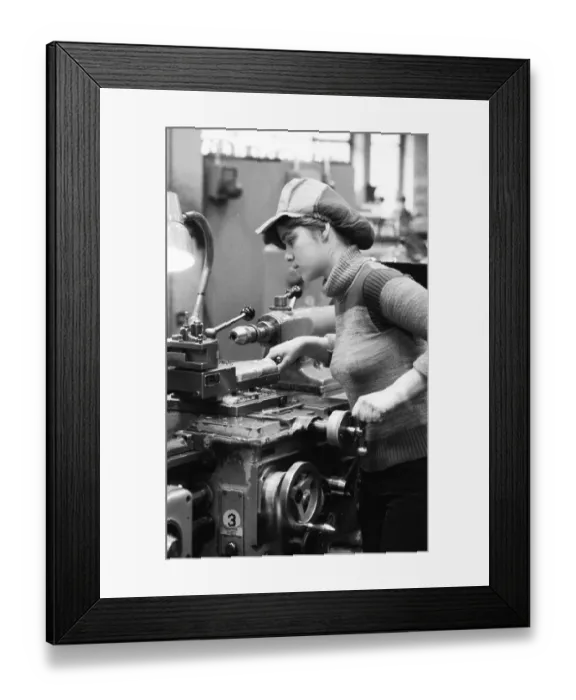 Framed Print : Training at the Volkswagen plant is sought after by apprentices and is considered exemplary 11 Framed Print : Training at the Volkswagen plant is sought after by apprentices and is considered exemplary 11