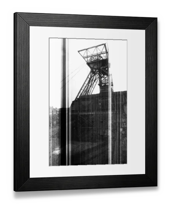 Framed Print : With the last dog the coal mine Waltrop ended its coal feeding in the coalfield on 29