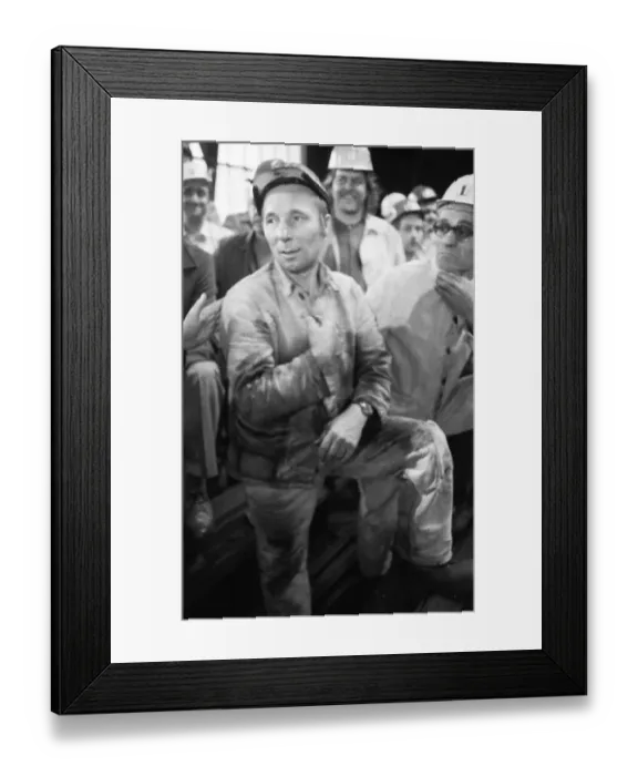 Framed Print : With the last dog the coal mine Waltrop ended its coal feeding in the coalfield on 29