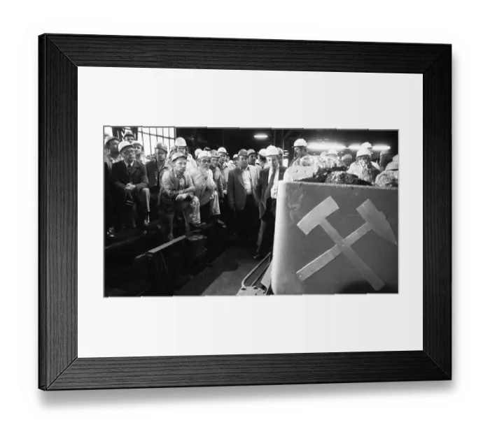 Framed Print : With the last dog the coal mine Waltrop ended its coal feeding in the coalfield on 29