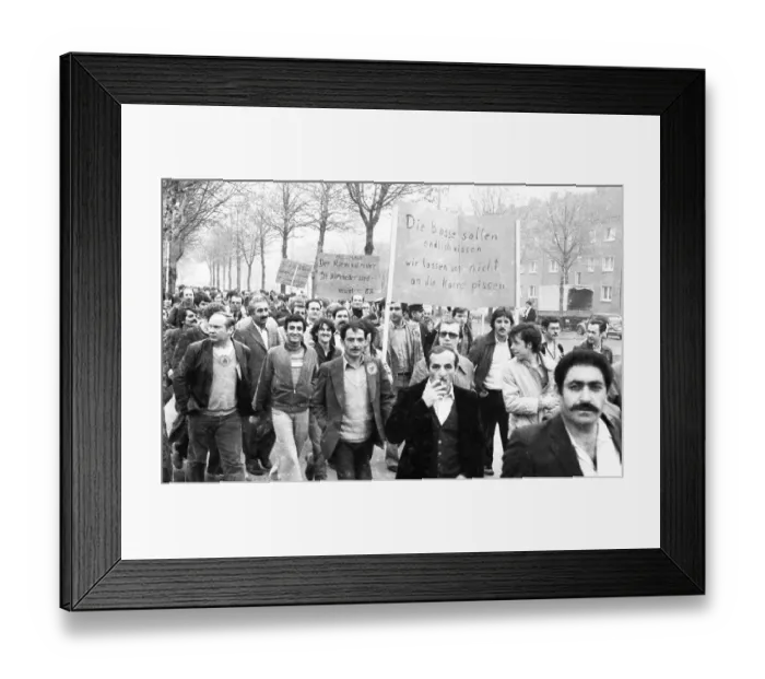 Framed Print : With warning strikes, demonstrations and rallies Framed Print : With warning strikes, demonstrations and rallies