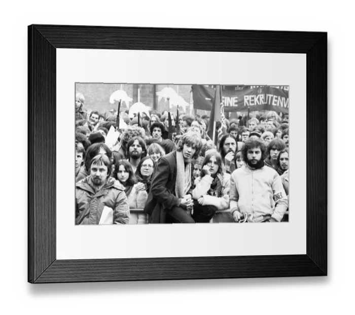 Framed Print : About 8, 000 young people, students and schoolchildren demonstrated against militarism Framed Print : About 8, 000 young people, students and schoolchildren demonstrated against militarism