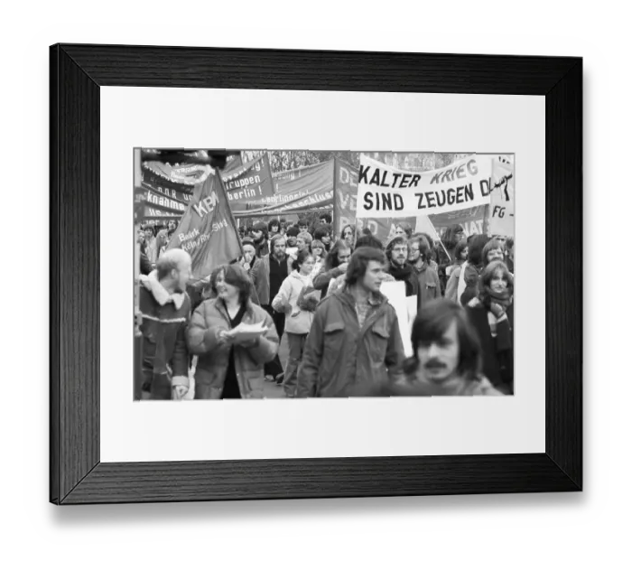 Framed Print : About 8, 000 young people, students and schoolchildren demonstrated against militarism