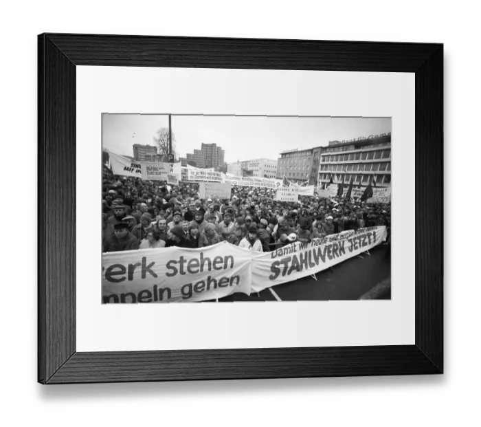 Framed Print : 70, 000 steelworkers, trade unions Framed Print : 70, 000 steelworkers, trade unions