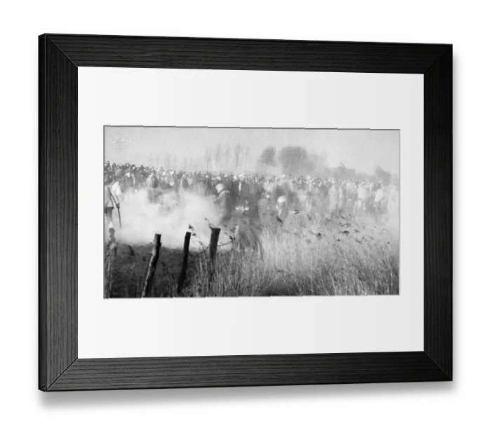 Framed Print : About 100, 000 demonstrators, peaceful and violent Framed Print : About 100, 000 demonstrators, peaceful and violent