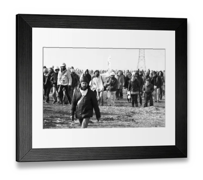 Framed Print : About 100, 000 demonstrators, peaceful and violent Framed Print : About 100, 000 demonstrators, peaceful and violent