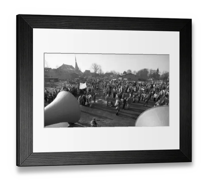 Framed Print : About 100, 000 demonstrators, peaceful and violent Framed Print : About 100, 000 demonstrators, peaceful and violent