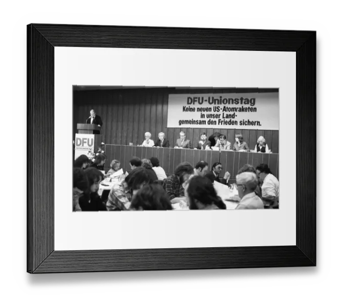 Framed Print : The DFU Union Congress (Party Congress) on 15 Framed Print : The DFU Union Congress (Party Congress) on 15