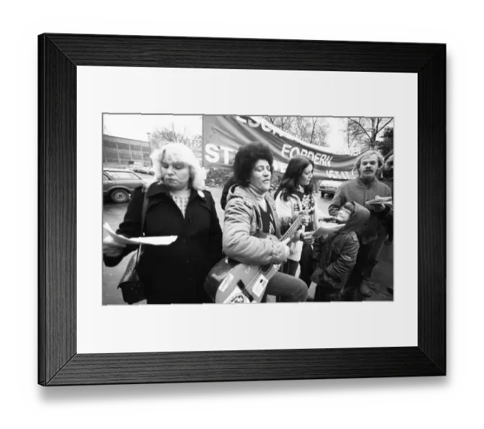 Framed Print : The DFU Union Congress (Party Congress) on 15