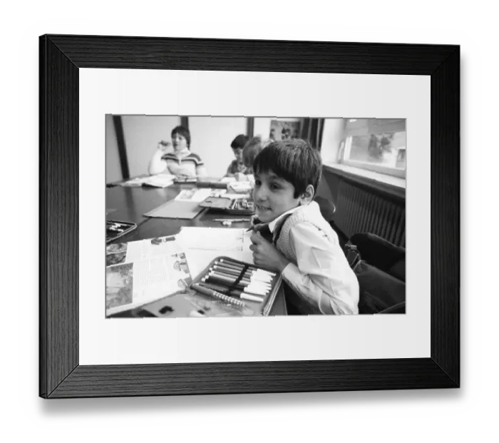 Framed Print : Teaching at a Hauptschule. The proportion of pupils with German parents is smaller than that with migrants 09 Framed Print : Teaching at a Hauptschule. The proportion of pupils with German parents is smaller than that with migrants 09