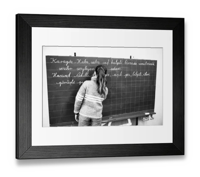 Framed Print : Teaching at a Hauptschule. The proportion of pupils with German parents is smaller than that with migrants 09 Framed Print : Teaching at a Hauptschule. The proportion of pupils with German parents is smaller than that with migrants 09
