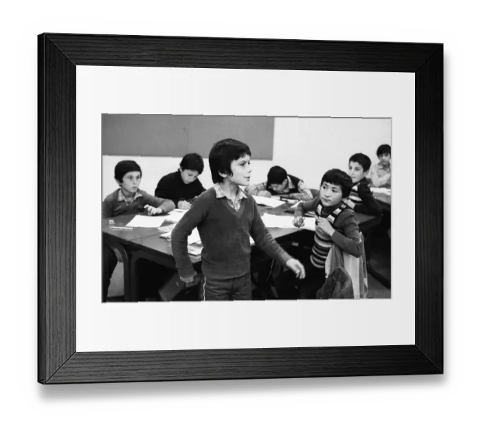 Framed Print : Teaching at a Hauptschule. The proportion of pupils with German parents is smaller than that with migrants 09 Framed Print : Teaching at a Hauptschule. The proportion of pupils with German parents is smaller than that with migrants 09