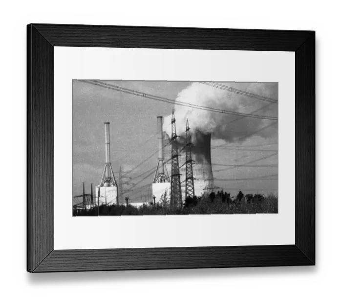 Framed Print : More than 10, 000 opponents of nuclear power and nuclear weapons demonstrated for their aims on 25