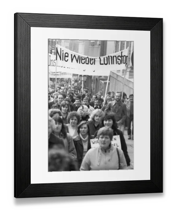 Framed Print : The IG Metall (union for metal) (engineering and electronics)