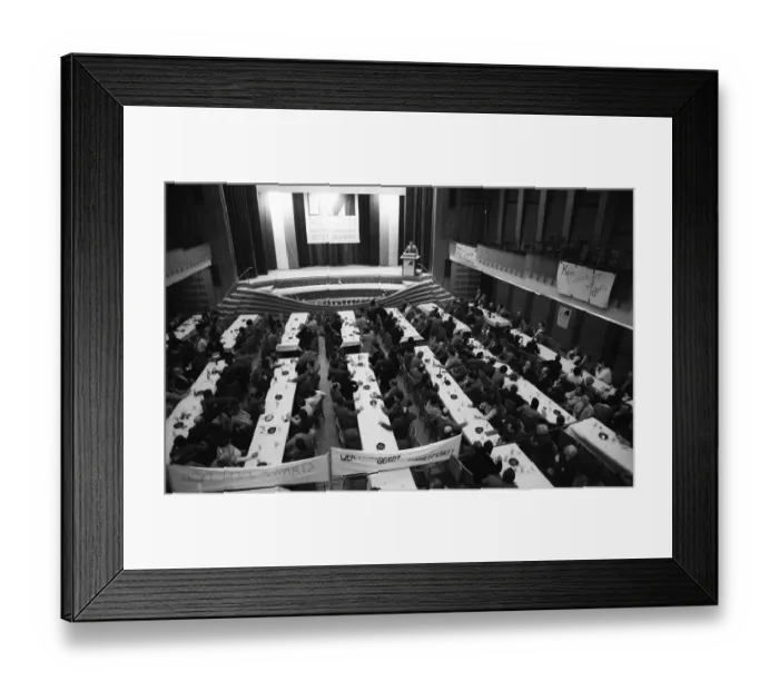 Framed Print : IG Metall conference on coal and steel co-determination Framed Print : IG Metall conference on coal and steel co-determination