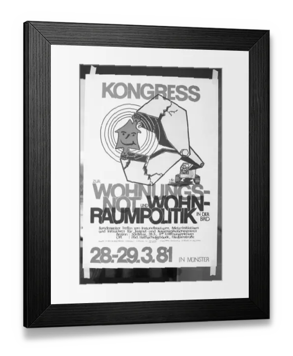 Framed Print : Congress of the alternative, left-wing scene on squatting on 28 Framed Print : Congress of the alternative, left-wing scene on squatting on 28