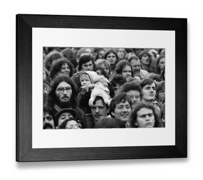 Framed Print : More than 300, 000 people attended the largest peace demonstration in Germany up to that time in Bonn's Hofgarten Framed Print : More than 300, 000 people attended the largest peace demonstration in Germany up to that time in Bonn's Hofgarten