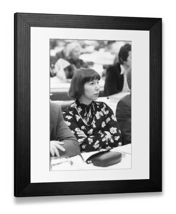 Framed Print : 10th Congress of Salaried Employees in the DGB in October 1981 Framed Print : 10th Congress of Salaried Employees in the DGB in October 1981