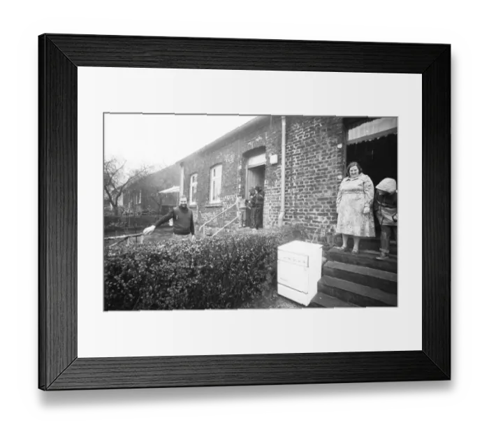 Framed Print : Stoppelmannsweg miners housing estate