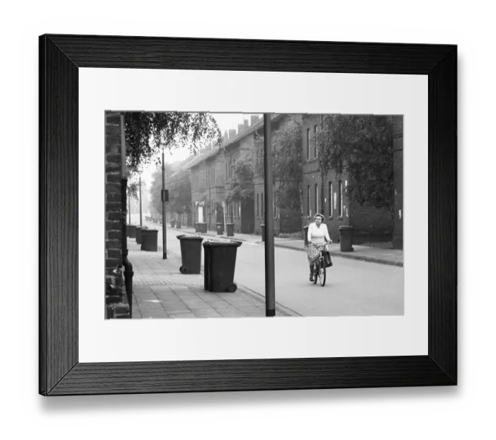 Framed Print : The planned sale of the old Augustastrasse colliery housing estate caused great concern among the tenants Framed Print : The planned sale of the old Augustastrasse colliery housing estate caused great concern among the tenants