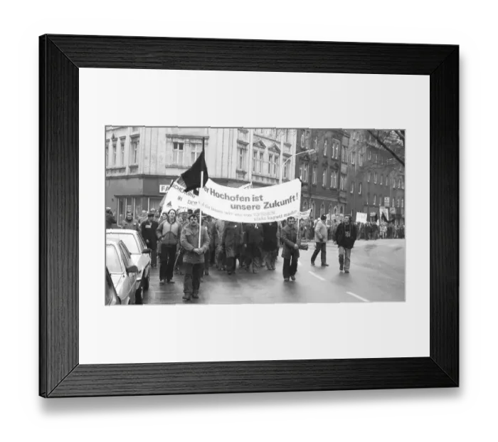 Framed Print : Concern for their jobs brought more than 5 Framed Print : Concern for their jobs brought more than 5