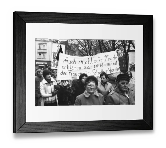 Framed Print : Concern for their jobs brought more than 5