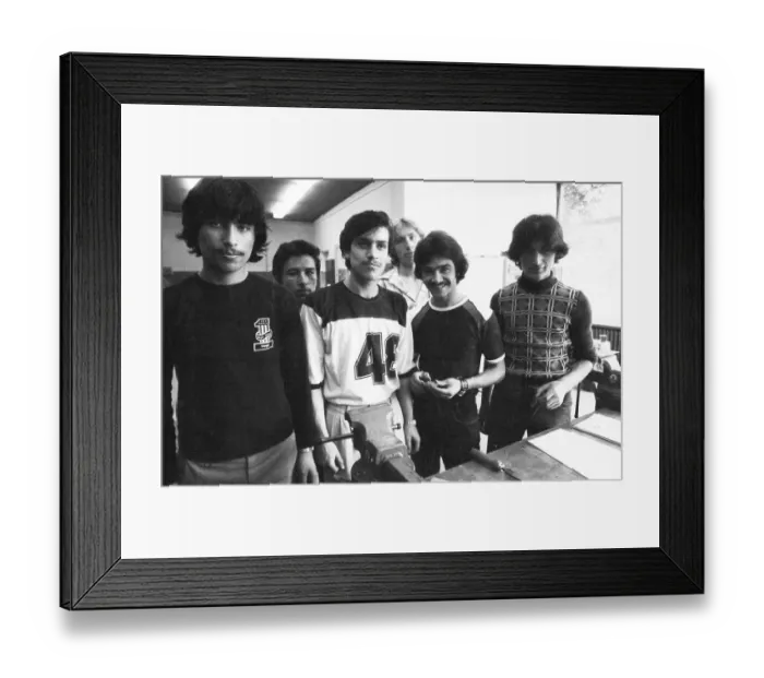 Framed Print : Lessons at a vocational school in July 1981 Framed Print : Lessons at a vocational school in July 1981