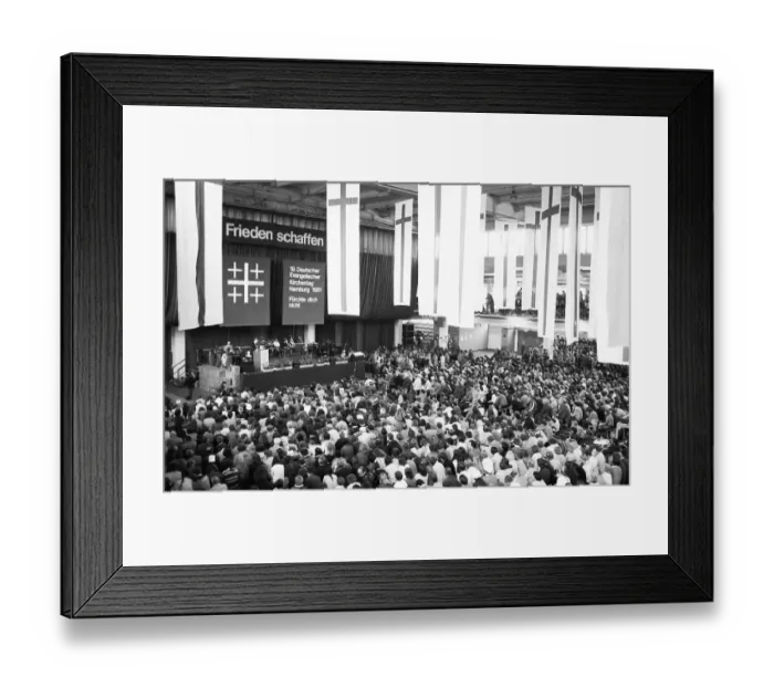 Framed Print : The 19th Protestant Church Congress in June 1981 Framed Print : The 19th Protestant Church Congress in June 1981