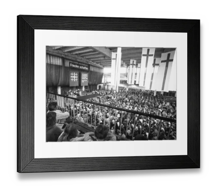 Framed Print : The 19th Protestant Church Congress in June 1981 Framed Print : The 19th Protestant Church Congress in June 1981