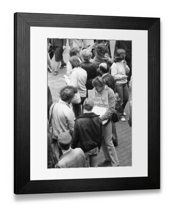 Framed Print : The 19th Protestant Church Congress in June 1981
