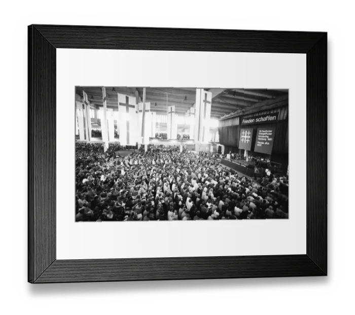 Framed Print : The 19th Protestant Church Congress in June 1981 Framed Print : The 19th Protestant Church Congress in June 1981