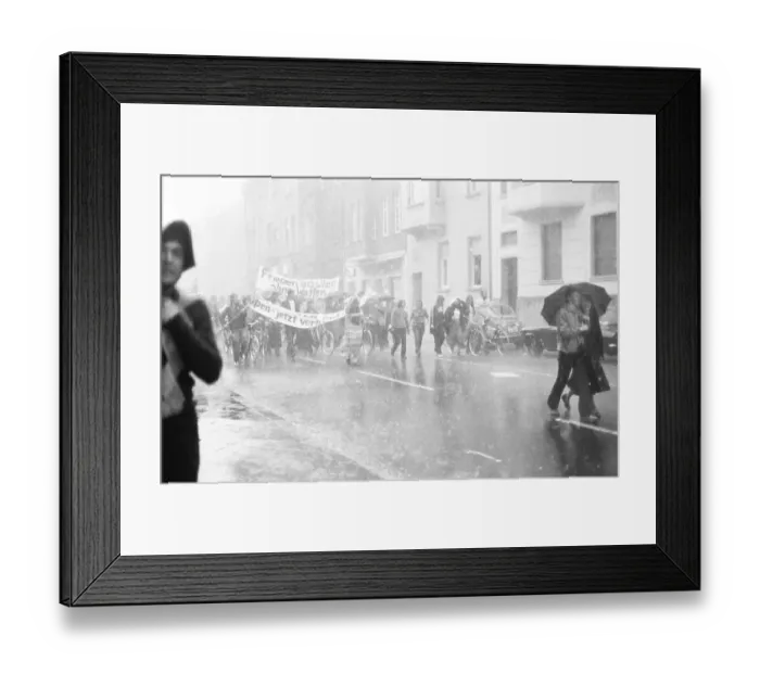 Framed Print : The demonstration of the peace movement against new nuclear missiles and the Natodoppel decision brought about 20 Framed Print : The demonstration of the peace movement against new nuclear missiles and the Natodoppel decision brought about 20
