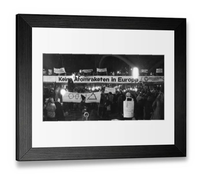 Framed Print : With a torchlight march and a rally in the Westfalenhalle Framed Print : With a torchlight march and a rally in the Westfalenhalle