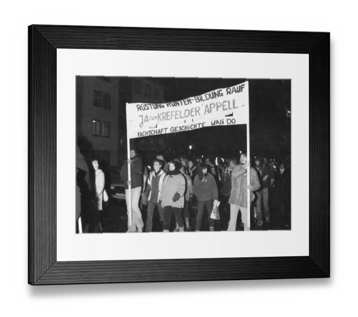 Framed Print : With a torchlight march and a rally in the Westfalenhalle Framed Print : With a torchlight march and a rally in the Westfalenhalle