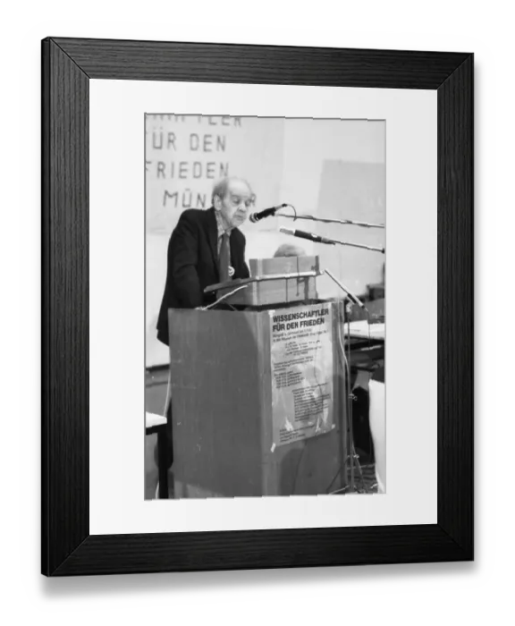 Framed Print : Scientists and educators deliberated on their positions on the Natodoppel decision at separate meetings in 1982