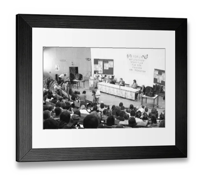 Framed Print : Scientists and educators deliberated on their positions on the Natodoppel decision at separate meetings in 1982 Framed Print : Scientists and educators deliberated on their positions on the Natodoppel decision at separate meetings in 1982