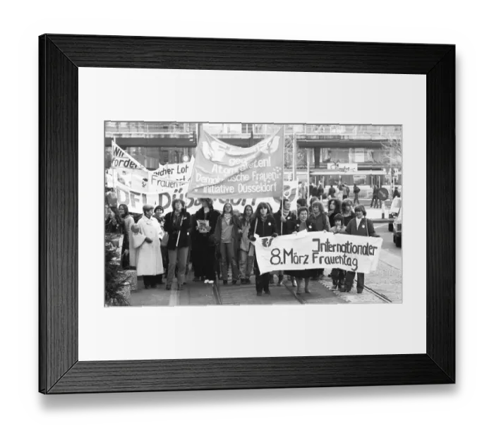 Framed Print : International Women's Day 1982 was traditionally celebrated with demonstrations Framed Print : International Women's Day 1982 was traditionally celebrated with demonstrations