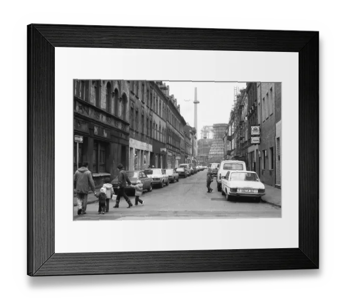 Framed Print : The districts of Bruchhausen and Hochfeld