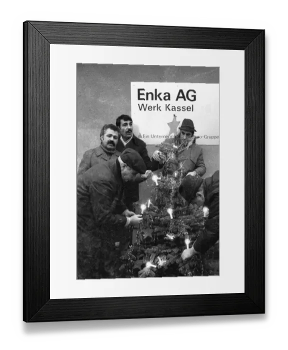 Framed Print : Worried about their jobs, workers and employees occupied their company