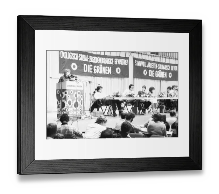 Framed Print : The Greens met for their 1982 national congress