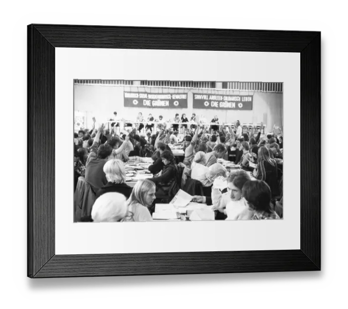 Framed Print : The Greens met for their national congress in 1982