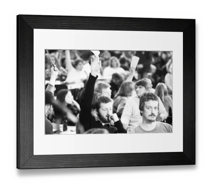 Framed Print : The Greens met for their national congress in 1982 Framed Print : The Greens met for their national congress in 1982