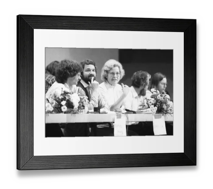 Framed Print : The Greens met for their national congress in 1982 Framed Print : The Greens met for their national congress in 1982