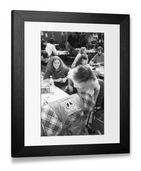 Framed Print : The Greens met for their national congress in 1982 Framed Print : The Greens met for their national congress in 1982