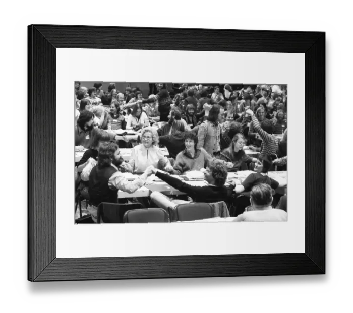 Framed Print : The Greens met for their national congress in 1982 Framed Print : The Greens met for their national congress in 1982