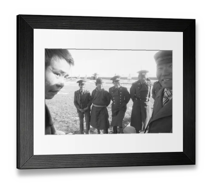 Framed Print : Faces of Mongolia under communist rule in 1982 is shown in this photo Framed Print : Faces of Mongolia under communist rule in 1982 is shown in this photo