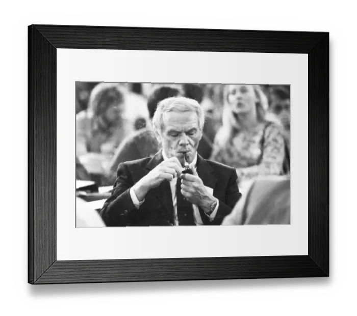 Framed Print : SPD Party Congress April 1982. Guenter Samtlebe