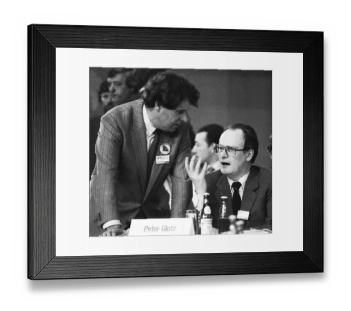 Framed Print : SPD Party Conference April 1982