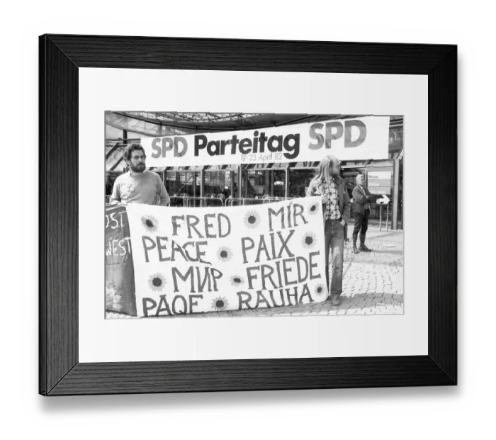 Framed Print : SPD Party Congress April 1982, Germany, Europe